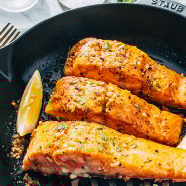 Pan seared salmon