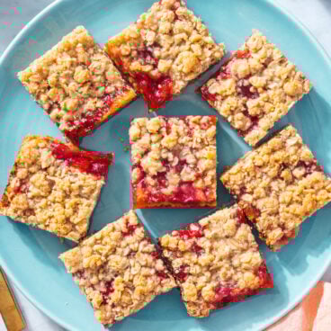 Rhubarb bars