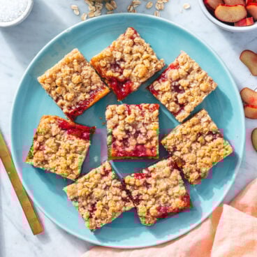 Rhubarb bars